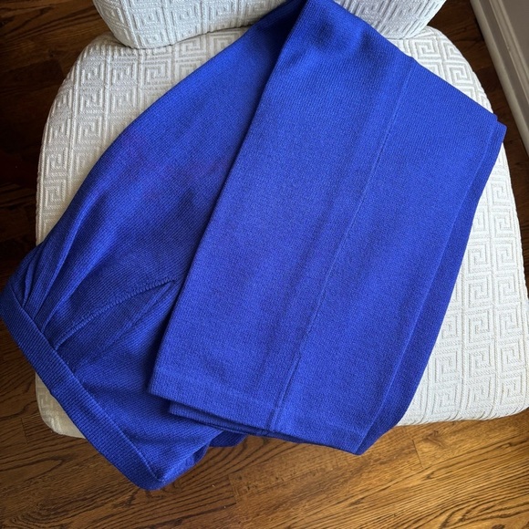 ST. JOHN VIBRANT ROYAL BLUE PANTS SIZE 6 - Picture 1 of 12